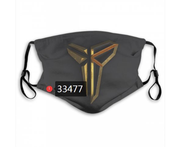 2021 NBA Los Angeles Lakers #24 kobe bryant 33477 Dust mask with filter